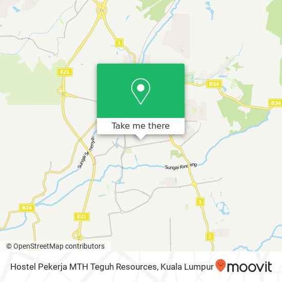 Hostel Pekerja MTH Teguh Resources map