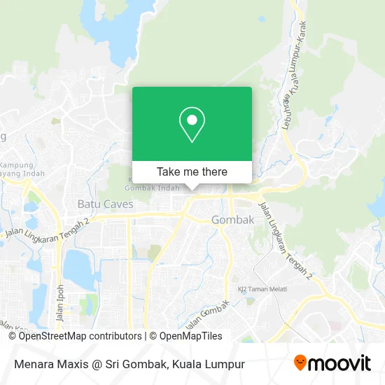 Menara Maxis @ Sri Gombak map