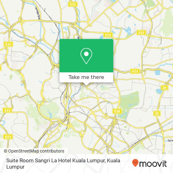 Suite Room Sangri La Hotel Kuala Lumpur map