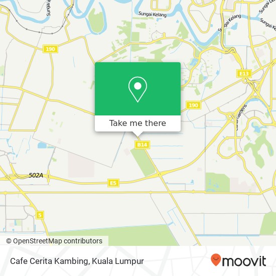 Cafe Cerita Kambing map