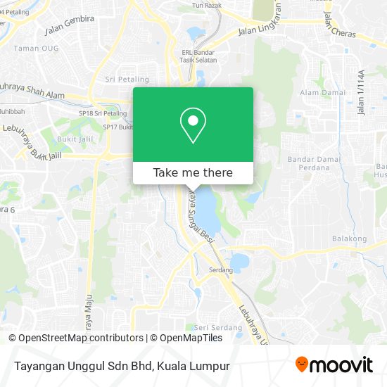 Tayangan Unggul Sdn Bhd map