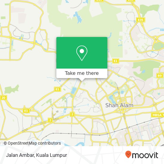 Jalan Ambar map