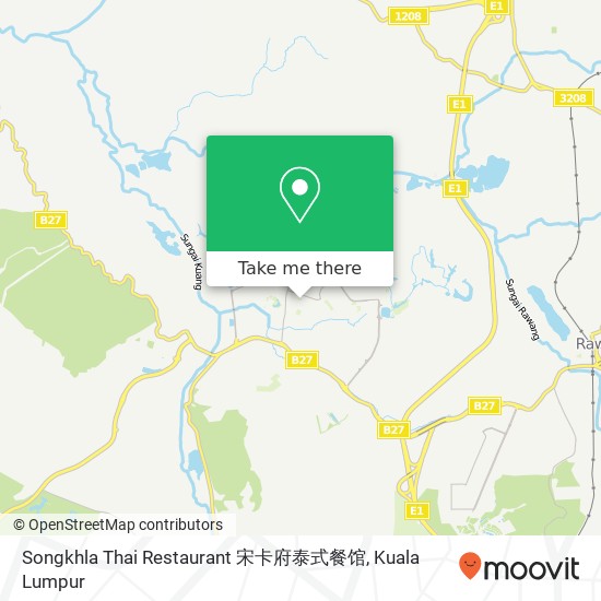 Songkhla Thai Restaurant 宋卡府泰式餐馆 map