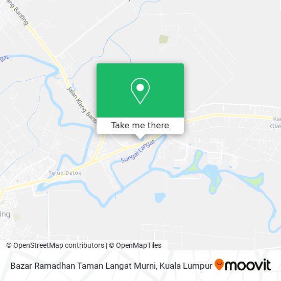 Peta Bazar Ramadhan Taman Langat Murni