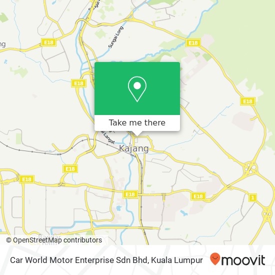 Car World Motor Enterprise Sdn Bhd map