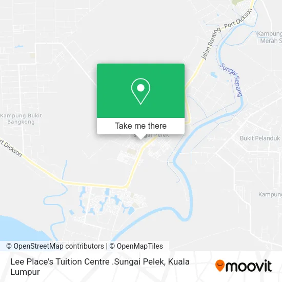 Lee Place's Tuition Centre .Sungai  Pelek map