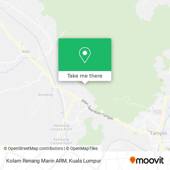 Kolam Renang Marin ARM map