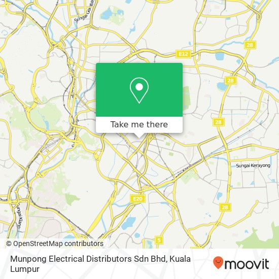 Peta Munpong Electrical Distributors Sdn Bhd