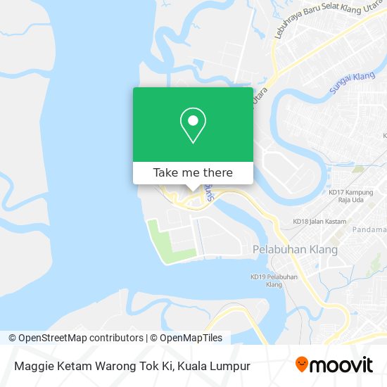 Peta Maggie Ketam Warong Tok Ki