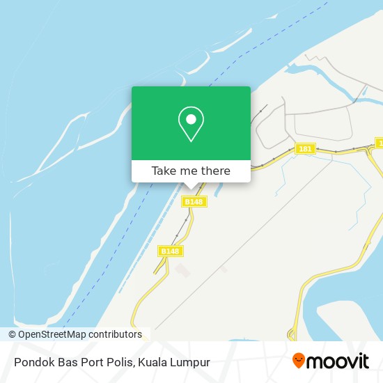 Pondok Bas Port Polis map