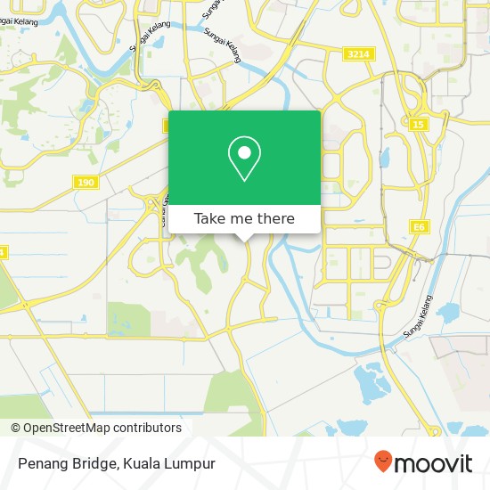 Penang Bridge map