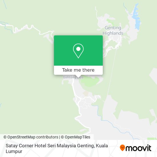 Satay Corner Hotel Seri Malaysia Genting map