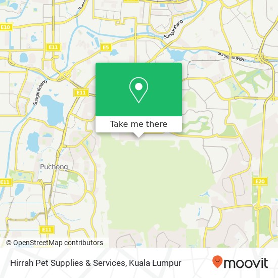 Hirrah Pet Supplies & Services map