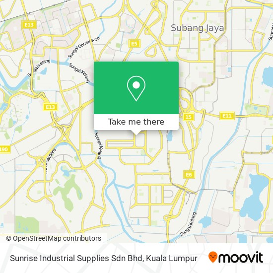 Sunrise Industrial Supplies Sdn Bhd map