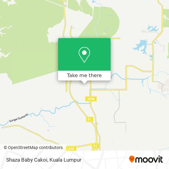 Shaza Baby Cakoi map