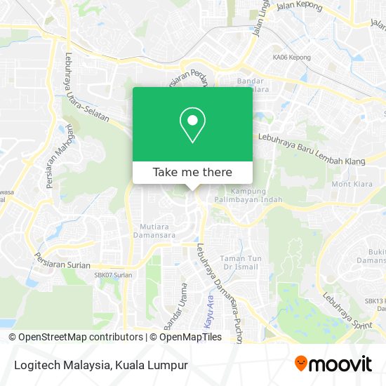 Logitech Malaysia map