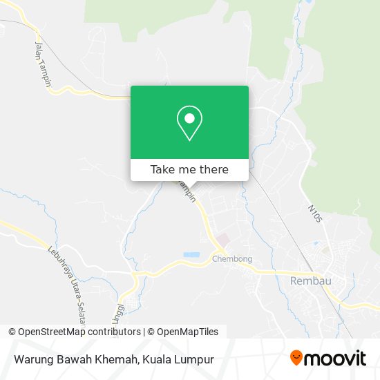 Warung Bawah Khemah map