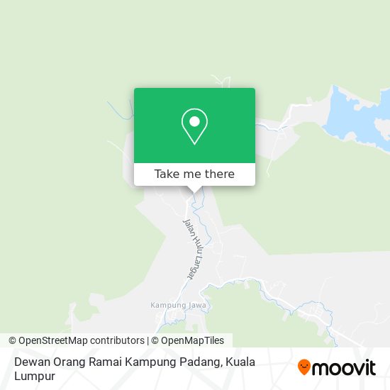 Peta Dewan Orang Ramai Kampung Padang