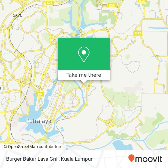 Burger Bakar Lava Grill map