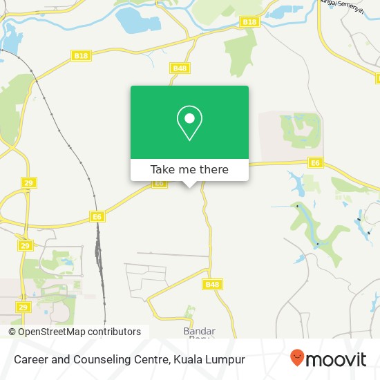 Career and Counseling Centre map