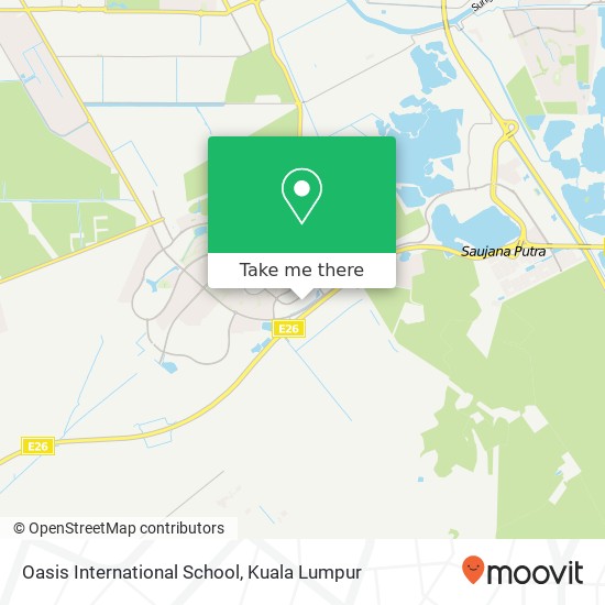 Oasis International School map