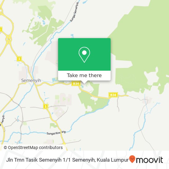 Jln Tmn Tasik Semenyih 1 / 1 Semenyih map