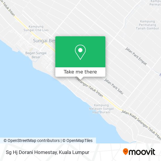 Sg Hj Dorani Homestay map