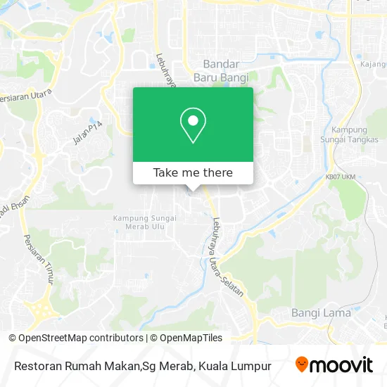 Restoran Rumah Makan,Sg Merab map