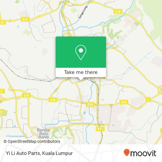 Yi Li Auto Parts map