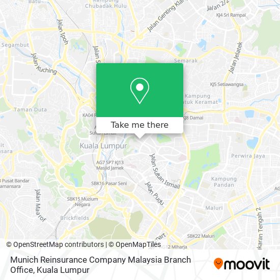 Munich Reinsurance Company Malaysia Branch Office map