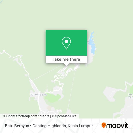 Batu Berayun • Genting Highlands map