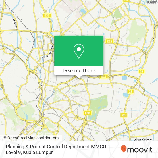 Planning & Project Control Department MMCOG Level 9 map