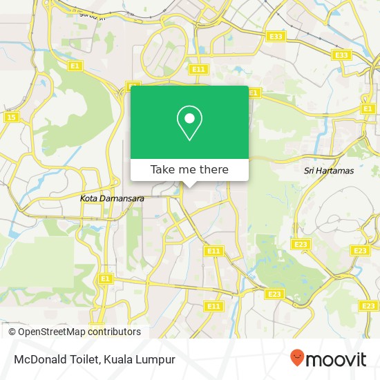 McDonald Toilet map