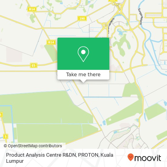 Product Analysis Centre R&DN, PROTON map