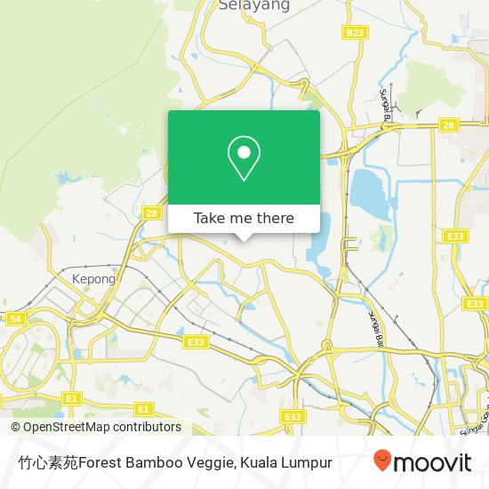 竹心素苑Forest Bamboo Veggie map