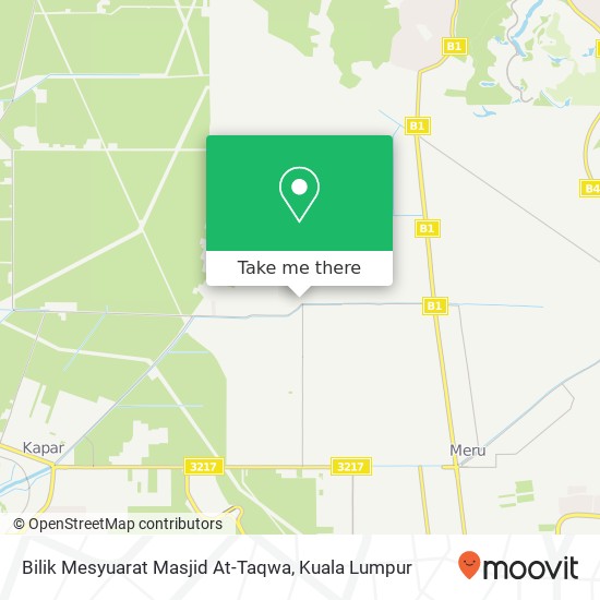 Peta Bilik Mesyuarat Masjid At-Taqwa