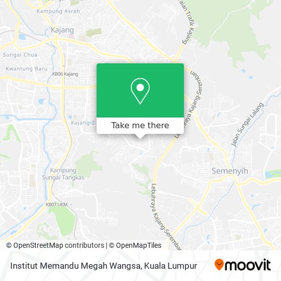Institut Memandu Megah Wangsa map