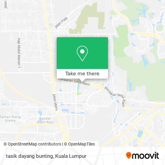 tasik dayang bunting map