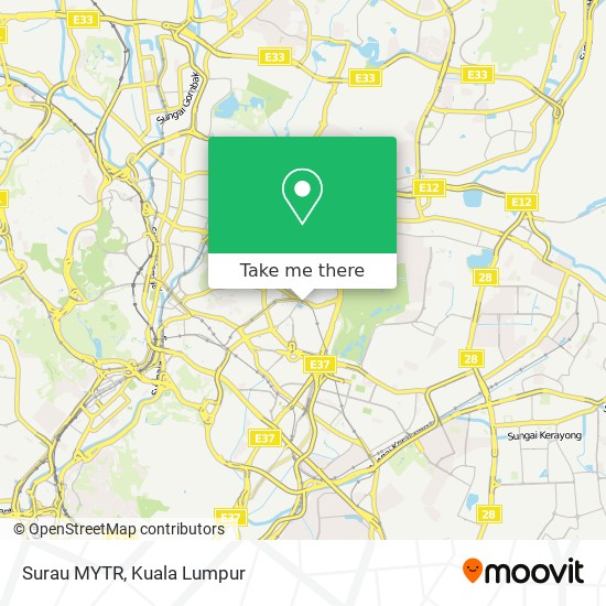 Surau MYTR map