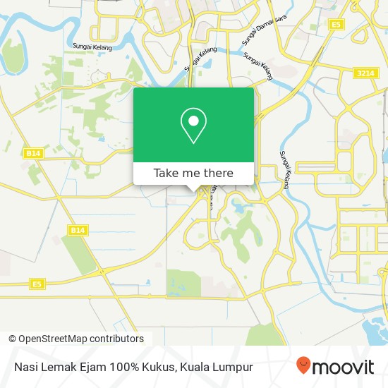 Nasi Lemak Ejam 100% Kukus map