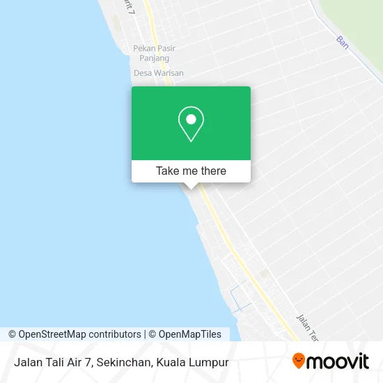 Jalan Tali Air 7, Sekinchan map