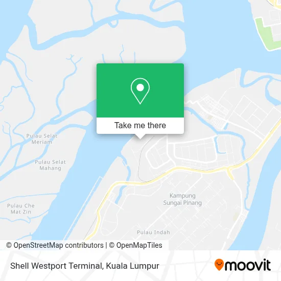 Shell Westport Terminal map