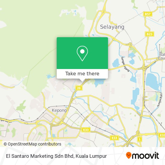 El Santaro Marketing Sdn Bhd map