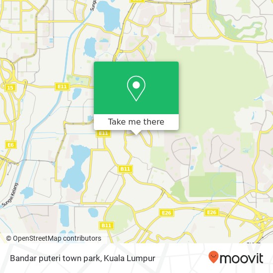 Bandar puteri town park map