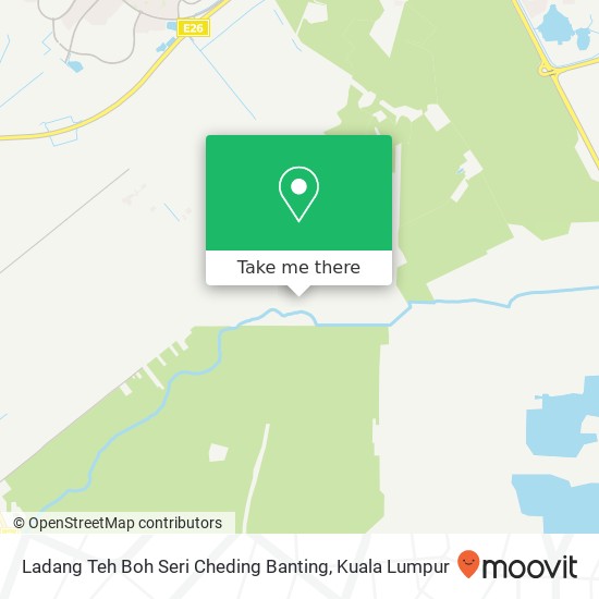 Ladang Teh Boh Seri Cheding Banting map