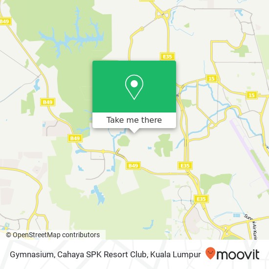 Gymnasium, Cahaya SPK Resort Club map