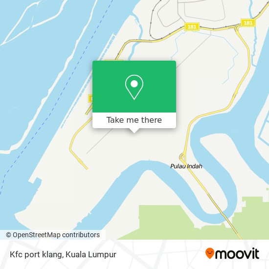 Kfc port klang map
