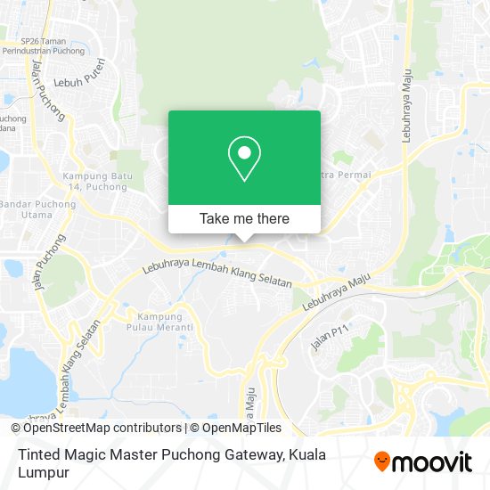 Peta Tinted Magic Master Puchong Gateway