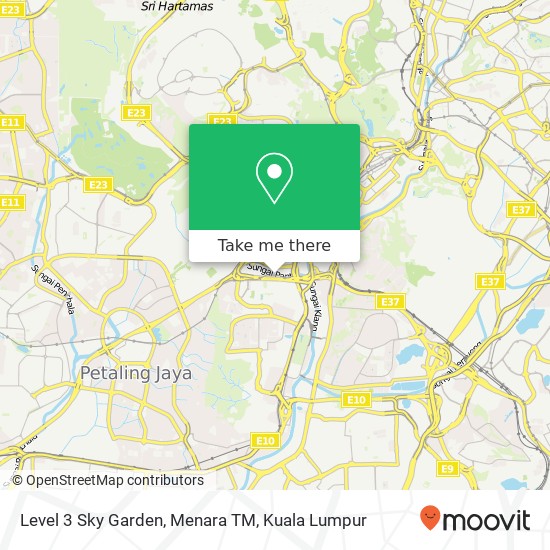 Level 3 Sky Garden, Menara TM map