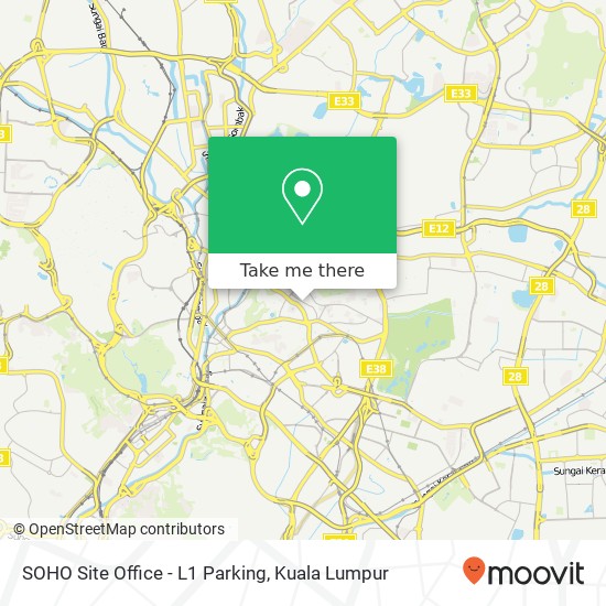 SOHO Site Office - L1 Parking map
